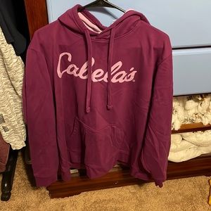 Cabelas hoodie- XL- purple